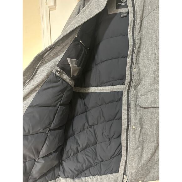 Obermeyer Women's Sojourner Down Jacket Hooded Charcoal Size 14 Regular NWT - Picture 11 of 16